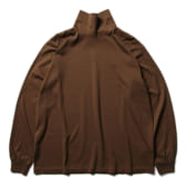 AURALEE-LUSTER-PLAITING-HI-NECK-LS-TEE-Brown-168x168