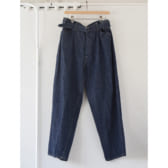 COMOLI-デニム-ベルテッドパンツ-Navy-168x168