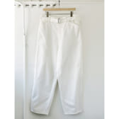 COMOLI-デニム-ベルテッドパンツ-White-168x168