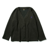 Needles-V-Neck-Cardigane-Pique-Knit-Olive-168x168