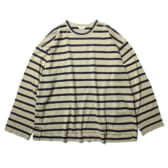 WELLDER-Flutter-Tail-Buck-Side-Tucked-Crewneck-LightGreen-Navy-168x168