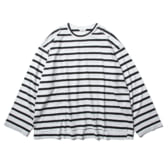 WELLDER-Flutter-Tail-Buck-Side-Tucked-Crewneck-White-Black-168x168