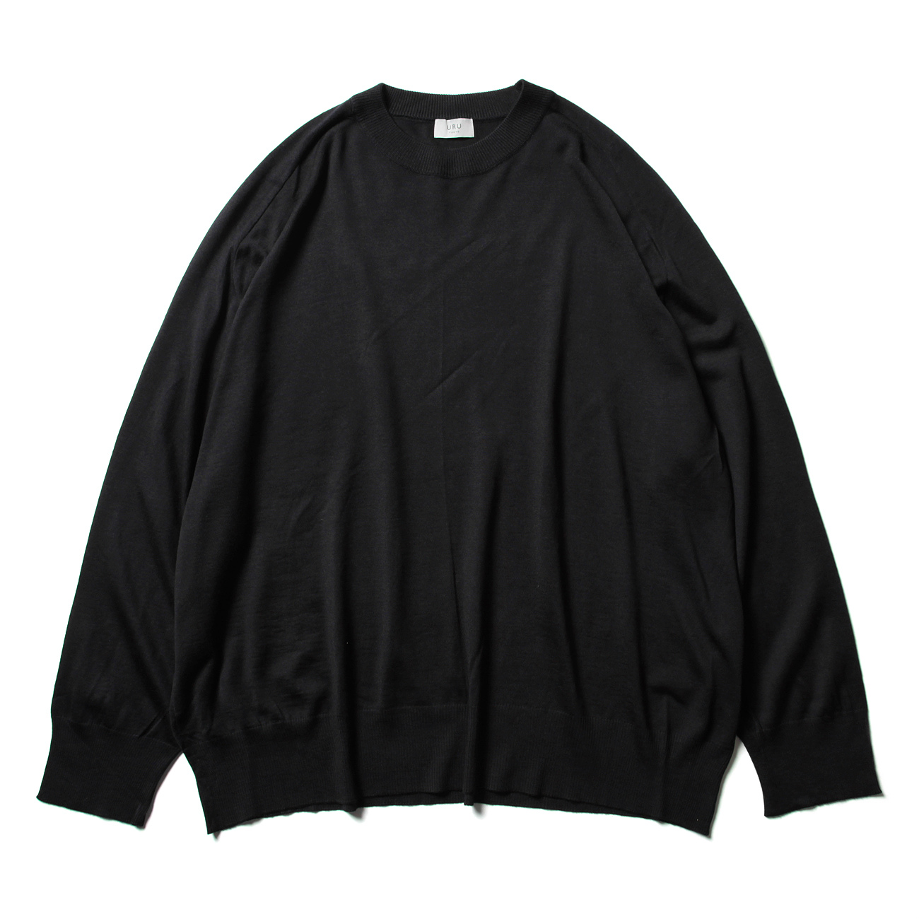 URU TOKYO トップス ACRYL RAYON WOOL / CREW NECK L/S KNIT - Navy