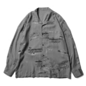 Porter Classic-ALOHA LONG SHIRT SERGIO LEONE - Gray