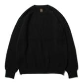 BATONER-HARD-TWIST-WOOL-CREW-NECK-メンズ-Black-168x168