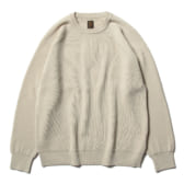 BATONER-HARD-TWIST-WOOL-CREW-NECK-メンズ-Ivory-168x168