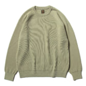 BATONER-HARD-TWIST-WOOL-CREW-NECK-メンズ-Khaki-Yellow-168x168