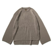 BATONER-HARD-TWIST-WOOL-CREW-NECK-レディース-Mocha-168x168