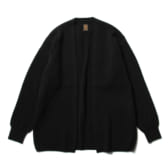 BATONER-HARD-TWIST-WOOL-NO-BUTTON-CARDIGAN-メンズ-Black-168x168