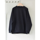 COMOLI-インレイ起毛-長袖クルー-Navy-168x168
