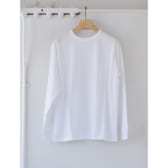 COMOLI-コットンシルク-長袖クルー-White-168x168