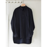 COMOLI-シルクネル-プルオーバーシャツ-Navy-168x168