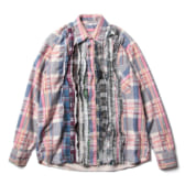 Rebuild-by-Needles-Flannel-Shirt-Ribbon-Shirt-Sサイズ-168x168