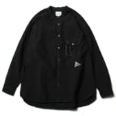 and-wander-CORDURA-typewriter-band-collar-shirt-Black-168x168