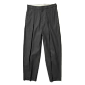 AURALEE-COTTON-GABARDINE-INVERTED-PLEATS-PANTS-Charcoal-168x168