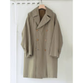 COMOLI-コットンギャバ-ダブルブレステッドコート-Khaki-168x168