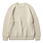 BATONER-SIGNATURE CREW NECK (メンズ) - Ivory
-168x168