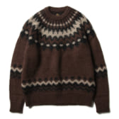 BATONER-MOHAIR-NORDIC-CREW-NECK-メンズ-Brown-168x168