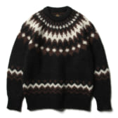 BATONER-MOHAIR-NORDIC-CREW-NECK-レディース-Black-168x168