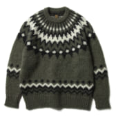 BATONER-MOHAIR-NORDIC-CREW-NECK-レディース-Khaki-168x168