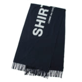 COMME-des-GARÇONS-SHIRT-wool-cloth-on-logo-print-Navy-168x168