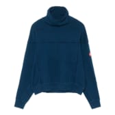 C.E / CAV EMPT-OVERDYE DEVIDE STAND COLLAR SWEAT - Navy
