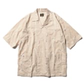 Needles-Cabana Shirt - Plant Emb. - Beige