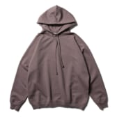 AURALEE-SUPER SOFT SWEAT BIG P/O PARKA - Purple