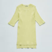 AURALEE-HIGH-GAUGE-RIB-KNIT-TEE-レディース-Light-Yellow-168x168