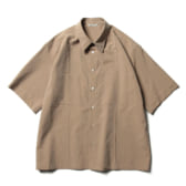 AURALEE-WASHED-FINX-RIPSTOP-CHAMBRAY-HALF-SLEEVED-SHIRTS-Beige-Chambray-168x168