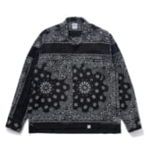 BEDWIN-LS-PATCH-WORKED-BANDANA-SHIRT-「MONK」-Black-168x168