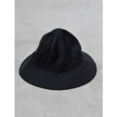 COMOLI-シルクネップ-ハット-Black-168x168
