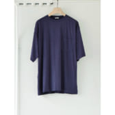 COMOLI-ウール天竺-半袖クルー-French-Navy-168x168