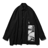 th-Oversized Shirt - Print - Black