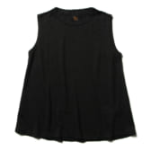 BATONER-A-LINE-BOAT-NECK-SLEEVELESS-レディース-Black-168x168