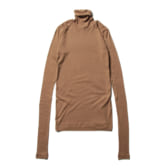 AURALEE-HIGH-GAUGE-SHEER-RIB-TURTLE-NECK-LS-TEE-レディース-Beige-168x168