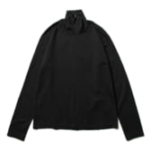 AURALEE-ORGANIC-COTTON-COMPACT-JERSEY-HALF-ZIP-HI-NECK-LS-TEE-レディース-Black-168x168