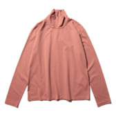 AURALEE-ORGANIC-COTTON-COMPACT-JERSEY-HALF-ZIP-HI-NECK-LS-TEE-レディース-Pink-168x168