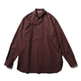 AURALEE-WASHED-FINX-TWILL-SHIRTS-Burgundy-168x168
