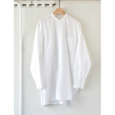 COMOLI-バンドカラーシャツ-White-168x168