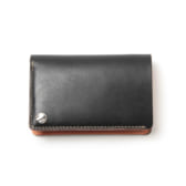 LEATHER-SILVER-MOTO-W2E-二つ折ウォレット-クロームエクセル-Black-168x168