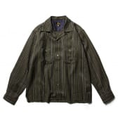 Needles-C.O.B.-Classic-Shirt-WAcPeR-Ikat-Stripe-Mall-Jq.-Olive-168x168