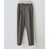 AURALEE-BLUEFACED-WOOL-CHECK-WIDE-SLACKS-Brown-Check-168x168