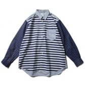 COMME-des-GARÇONS-SHIRT-FOREVER-Wide-Classic-yarn-dyed-cotton-stripe-poplin-shape-1-Stripe-Mix-1-168x168