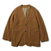 URU-COTTON-GABARDINE-NO-COLLAR-JACKET-Tobacco-168x168