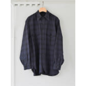 COMOLI-ウールシルク-ワークシャツ-Navy-168x168
