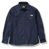 THE-NORTH-FACE-LS-Nylon-Denim-Nuptse-Shirt-ID-ナイロンインディゴD-168x168