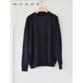 COMOLI-ウール天竺-長袖クルー-Navy-168x168