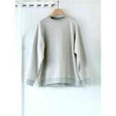 COMOLI-コットン吊裏毛-クルーネック-Heather-Gray-168x168