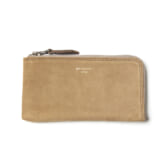 LEATHER-SILVER-MOTO-EAA003-L字ファスナーウォレット-ホースバットスウェード-Beige-168x168